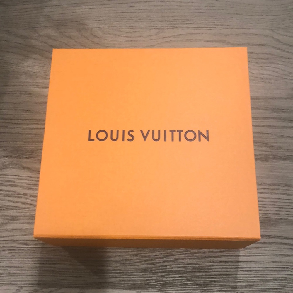 Louis Vuitton empty gift box and 2 envelopes